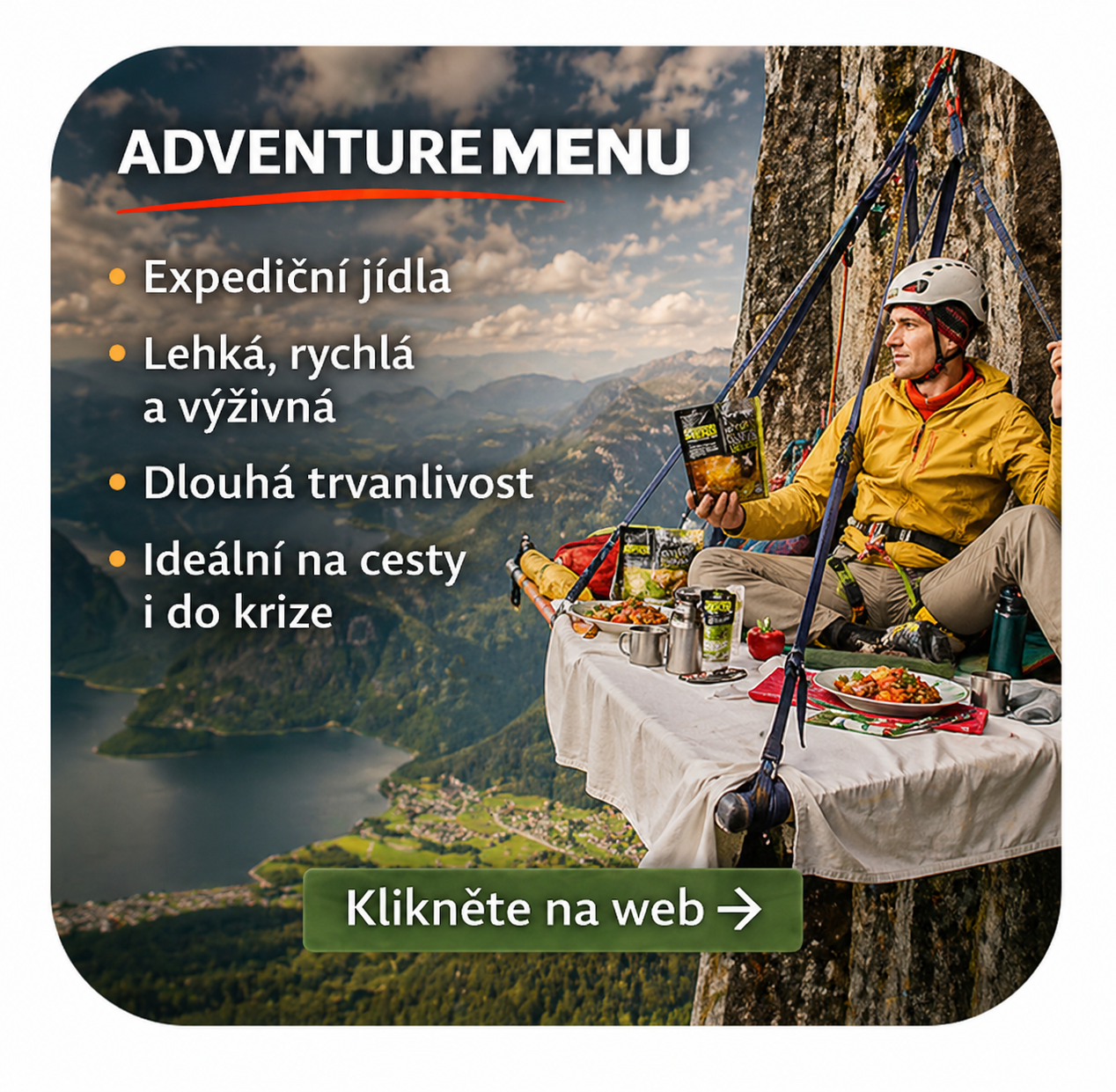 Pokud potřebujete jednotlivé produkty, nikoli celý kbelík, klikněte na ADVETUREMENU.CZ